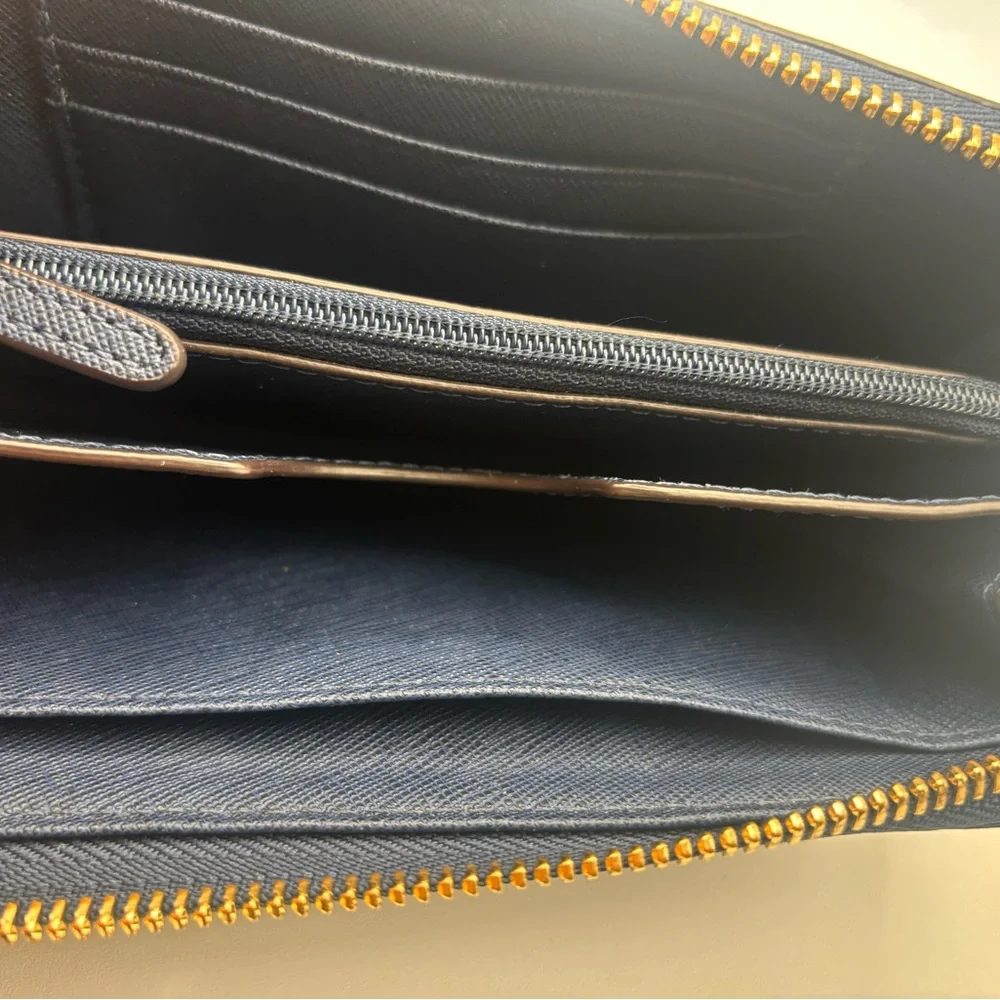 Michael Kors Navy Wristlet Wallet - Picture 5 of 10